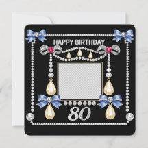 80-årsfödelsedags kort Tudor Royality Inspirerad D