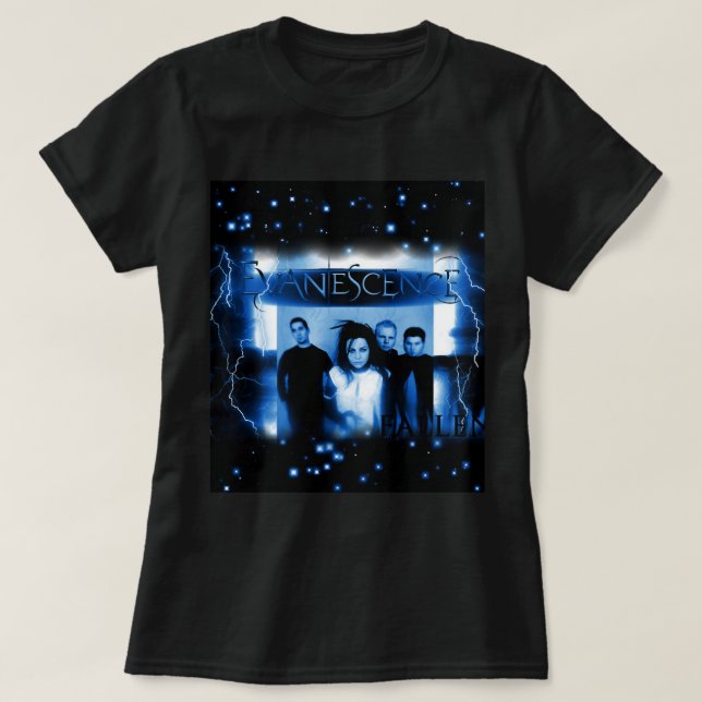 80-årsjubiléet Amy Fläkt i Immortal Music Band Art T Shirt (Design framsida)