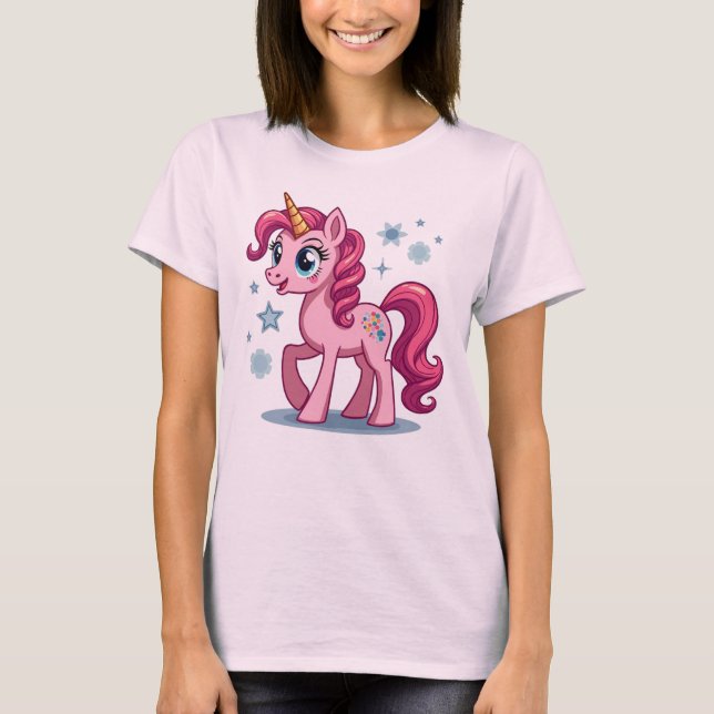 80-årsjubileet Min lilla pony Tee - Retro Pastel V (Framsida)