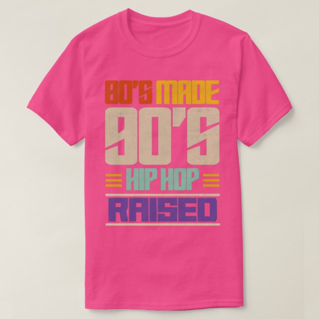 80-årsjubileum Hip hop, upphöjt T Shirt (Design framsida)