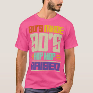 80-årsjubileum Hip hop, upphöjt T Shirt