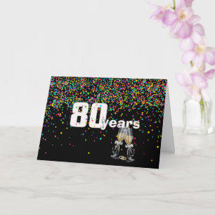 80-årsjubileum i konfekten kort