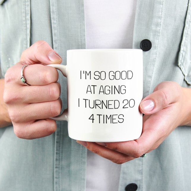 80-årspresent Födelsedagspresent 80 år Personlig  Mugg (Skapare uppladdad)