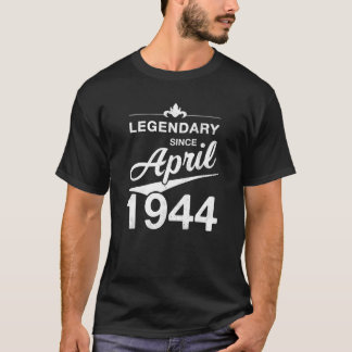 80-årspresent Födelsedagspresent för 80-åring Född T Shirt