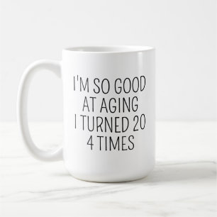 80-årspresent Mug, 80-årspresent, 80-åring Kaffemugg