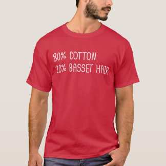 80 Bomull 20 Basset Hound Hår vintage T Shirt
