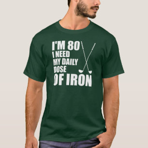 80 daglig dos Järn (på MÖRK) T Shirt