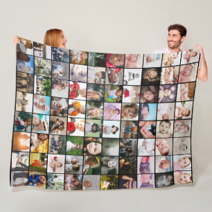 80 DIY-Anpassningsbar för Unik Personlig för fotok Fleecefilt