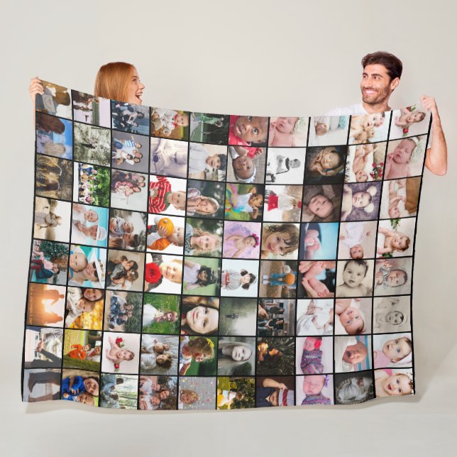 80 DIY-Anpassningsbar för Unik Personlig för fotok Fleecefilt (På plats)