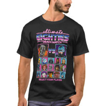 80 Dödsmatchning T-SHIRT/Retro-spel