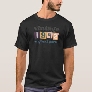 80:e Coolan på födelsedagen Grafik Tees 1942 Vinta T Shirt