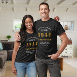 80:e födelsedag 1944 Lägg till Namn Black Guld Par T Shirt<br><div class="desc">Anpassningsbar 80:e födelsedagsgästen av Heder Black och Guld T-Shirt, född 1944. Fira din milstolpe-födelsedag i stil med vår Anpassningsbar 80:e födelsedagsgäst av heder t-shirt. Vår svarta och guld-garanti är perfekten påstående biet vid detta särskilda tillfälle. Med en design som är stolt över "1944", bäror du ditt födelseår med pride samtidigt...</div>