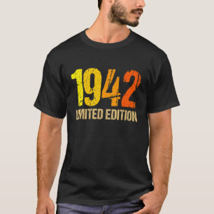 80:e födelsedag Dam Manar 80 år 1942 4 T Shirt
