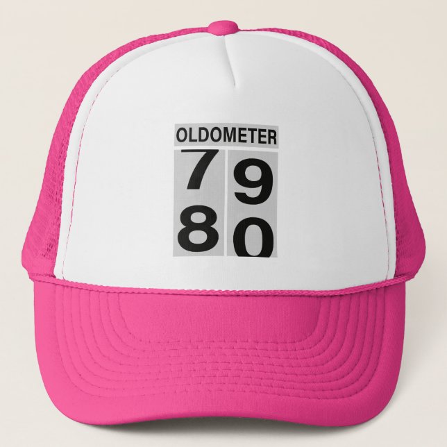 80:e födelsedag Oldometer Keps (Framsida)