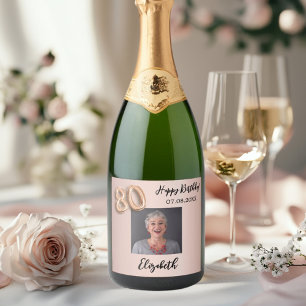 80:e födelsedag ro guld rosa