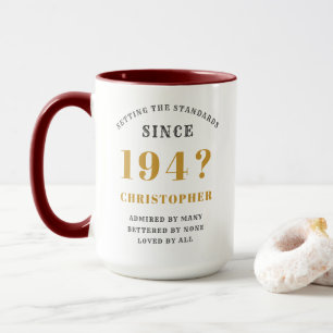 80:e födelsedagen 1940: Bästa Pappa-mallen Namn år Mugg