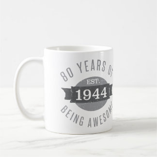 80:e födelsedagen Fantastisk 1944 Kaffemugg