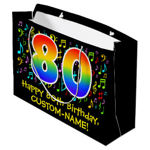 80:e födelsedagen - färgstarka musiksymboler, re