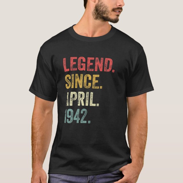 80:e födelsedagen ger 80 år gammal förklaring seda t shirt (Framsida)