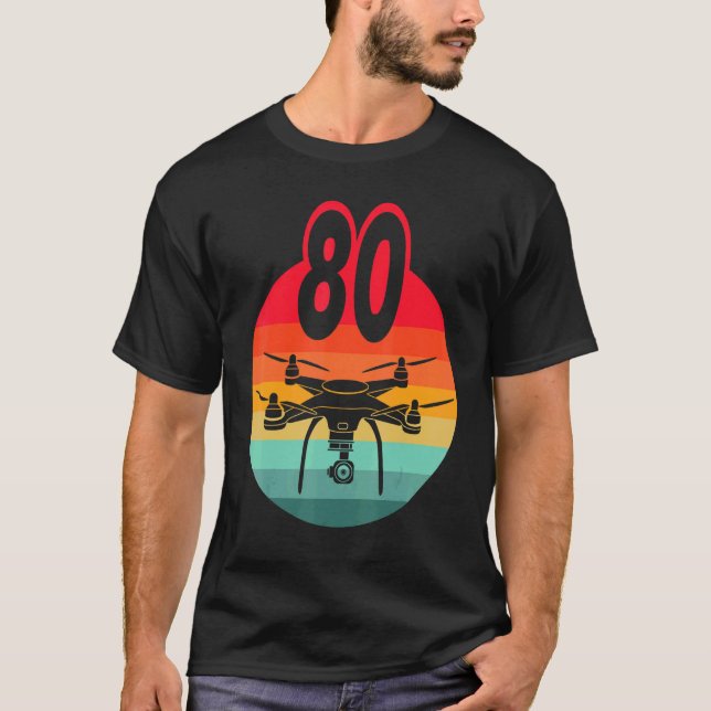 80:e födelsedagen: jag återställer fjärrstyrda enh t shirt (Framsida)