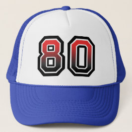 80:e födelsedagen keps