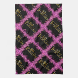 80:e födelsedagen kökshandduk