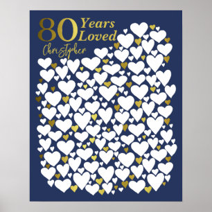 80:e födelsedagen Poster - 80 år gamla skäl