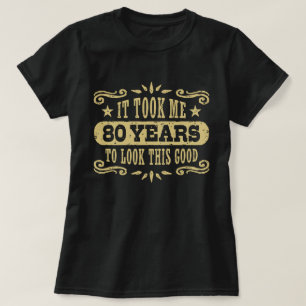80:e födelsedagen tee