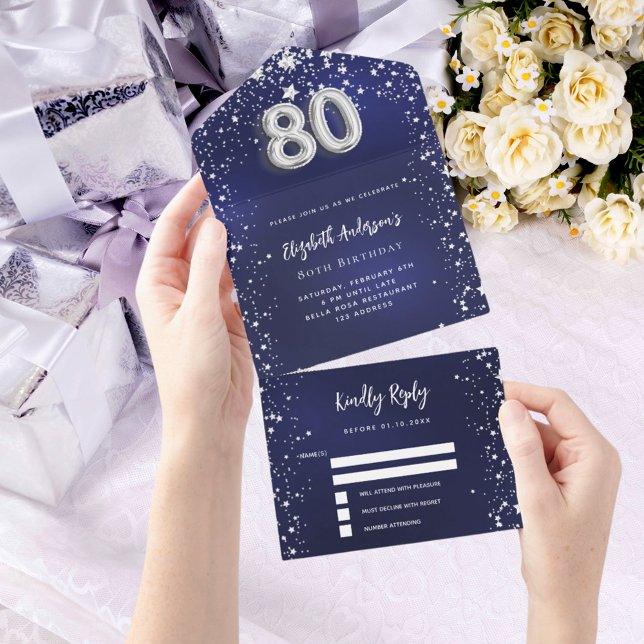 80:e födelsedagets blå silver-stjärnor osa (Skapare uppladdad)