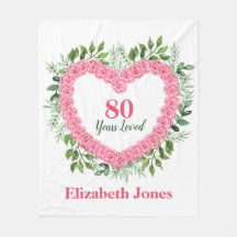 80:e födelsedagsblanket, 80 år gamla