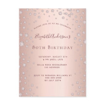 80:e födelsedagsfesten ro guld diamantinbjudan