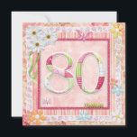 80:e födelsedagsfesten skrotning av stil inbjudningar<br><div class="desc">Rosett band,  bröder och blommor. En födelsedagsfest inbjudan för din skrotbokade drottning!</div>