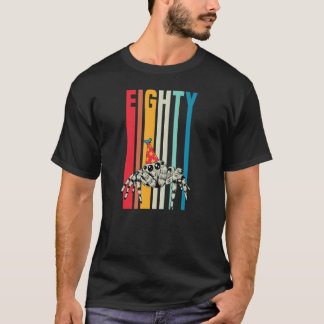 80:e Födelsedagsfesten Supply Retro Vintage Pet Ju T Shirt