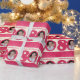 80:e födelsedagsförpackning för rosa av fotokräm i presentpapper (Holidays)