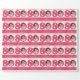 80:e födelsedagsförpackning för rosa av fotokräm i presentpapper (Platt)