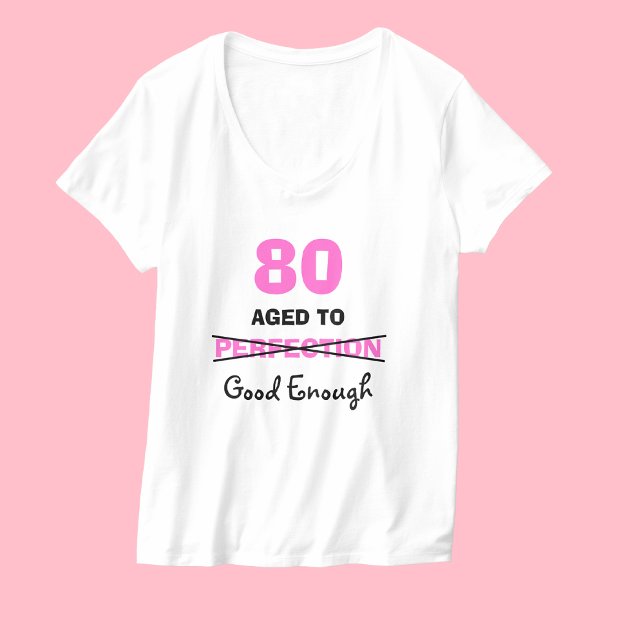 80:e födelsedagsgåvor till kvinnor T Shirt (Skapare uppladdad)