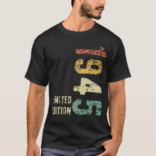 80:e födelsedagspresenten Vintage 1945 80 år gamma T Shirt