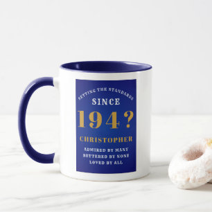 80:e födelsedagsstandarden Born 1940-talet Lägg ti Mugg