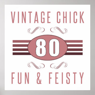 80:e Vintagens Chick Poster