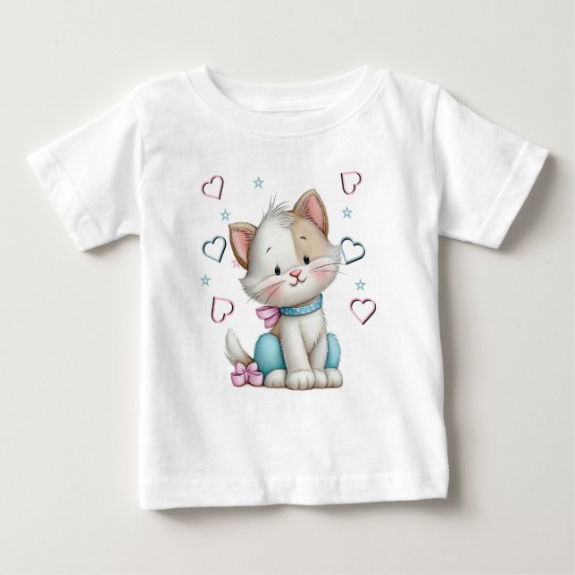 80 Gullet 20 Kaos Katt T Shirt (Framsida)