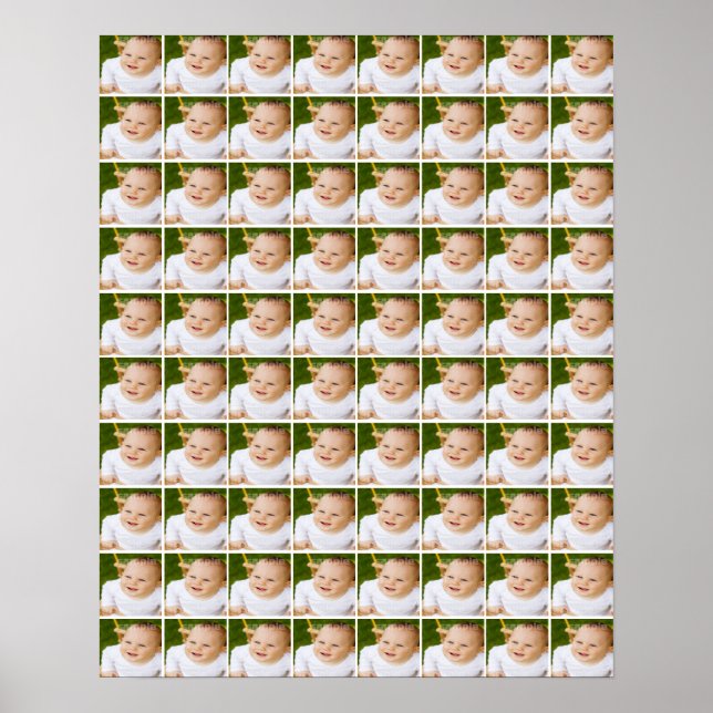 80  Individuell fotokollage Personlig Poster (Framsidan)