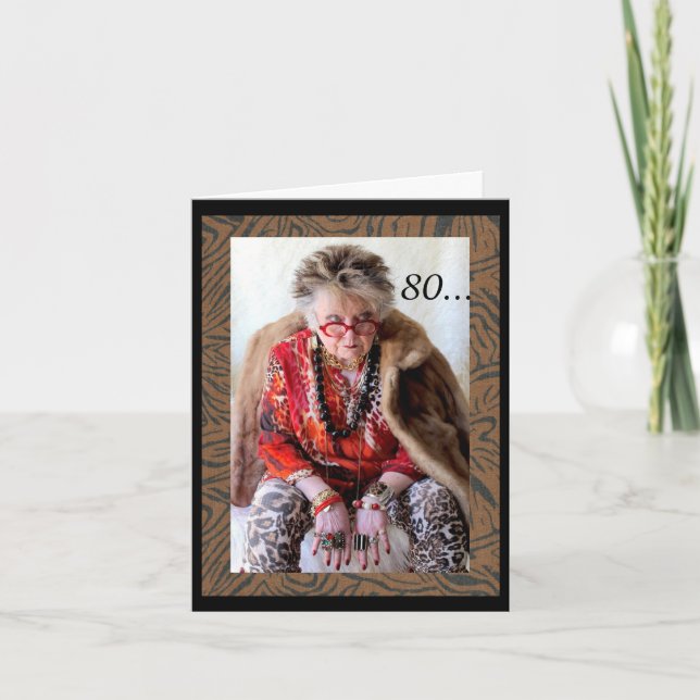 80 något roligt födelsedag kort (Framsida)