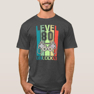 80 obelåsta videospelsgåvor på 80:e födelsedagen t shirt