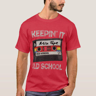 80- och 90-talets gamla skolans hip hop Mitape tje T Shirt