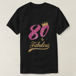 80 och Fabulous 1939 80th Birthday Gift T Shirt