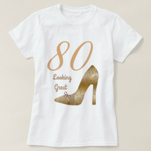 80 och Tittar Underbart högnivåkopparfack T Shirt