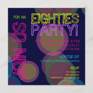 80 Party!Inbjudan Inbjudningar