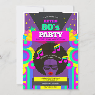 80 Party Inbjudningar