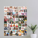 80 Personlig för fotokollage Poster<br><div class="desc">Skapa en Photo Collage-Personlig poster från Ricaso - lägg till 80 enskilda foton för att göra en 80-fotokollage</div>