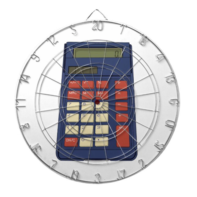 80:s 90:e Calculator Math School Nostalgia Darttavla (Framsidan)